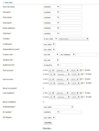 Bulk User Action in Totara Learn