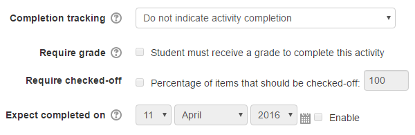 Moodle Plugin Checklist Module Completion Tracking