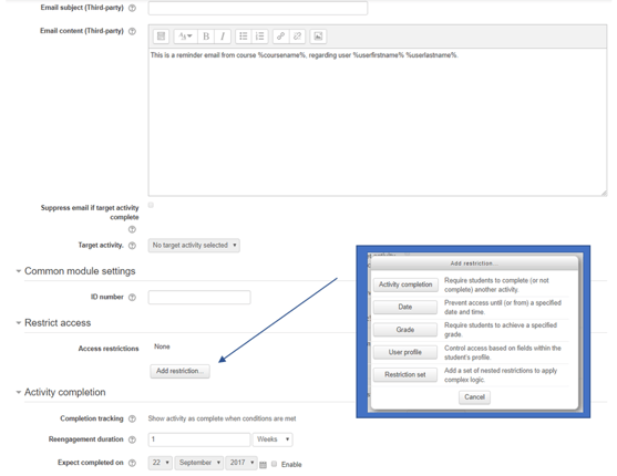 Reengagement Plugin Placeholders