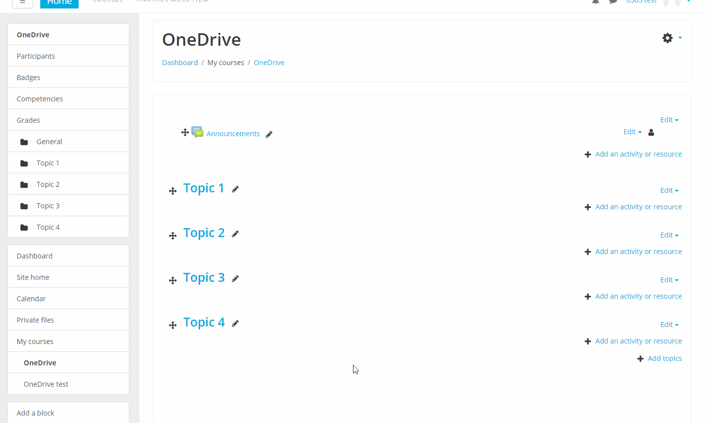 Using OneDrive repository