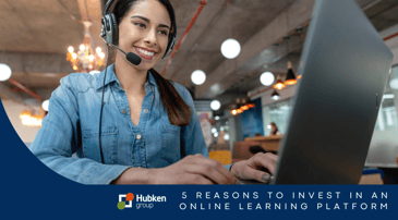 woman online learning platform