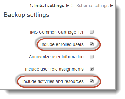 Manage recurring courses