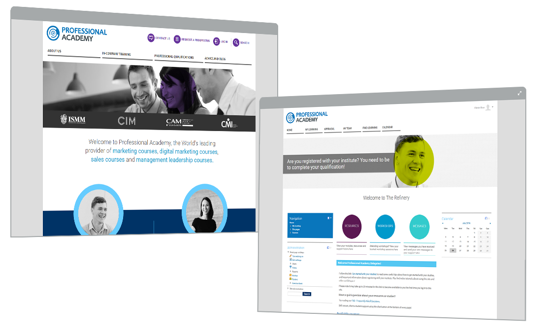 Professional Academy - Totara Learn Site - LMS Case Study
