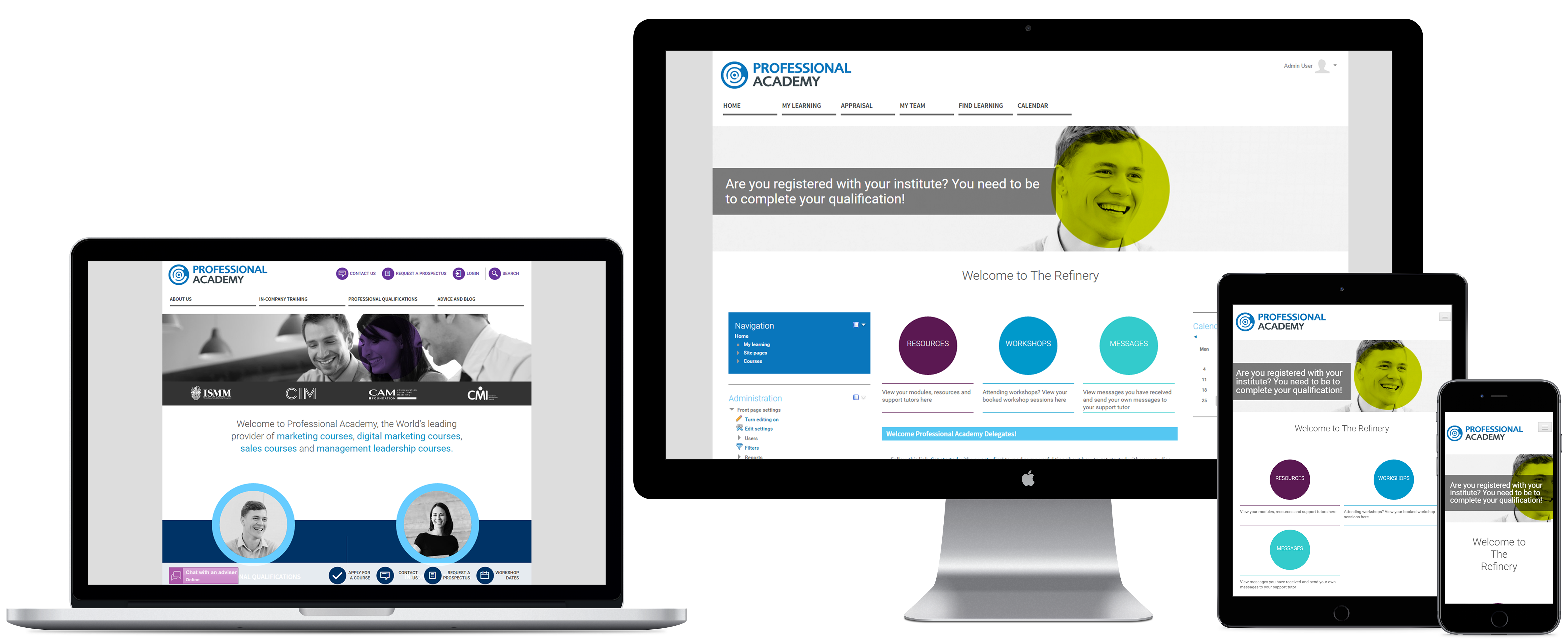 Professional Academy - Totara Learn Site - LMS Case Study