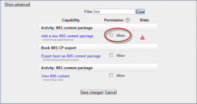 Simplifying Moodle