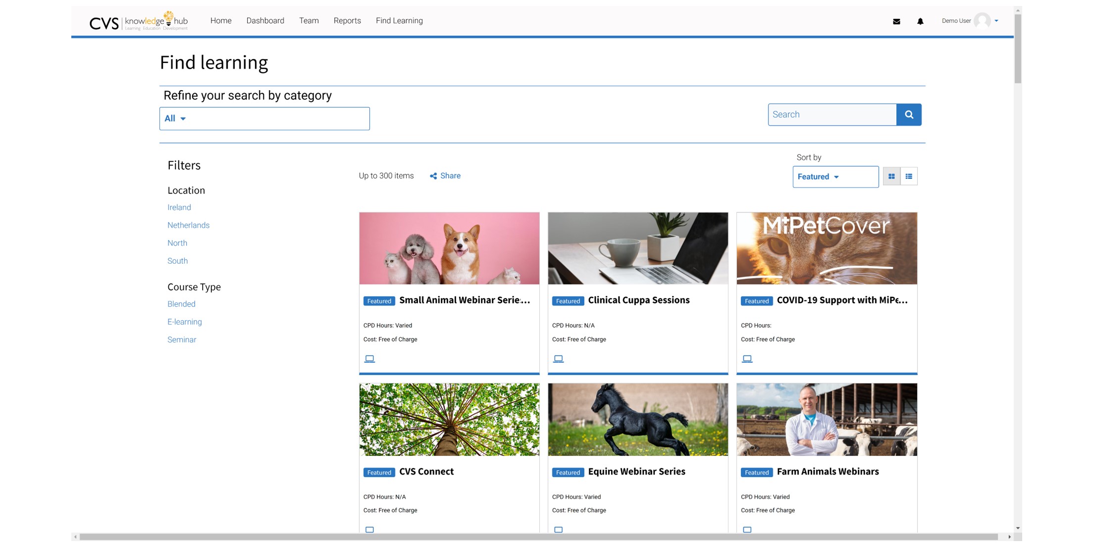 e-Learning for Veterinary - CVS Group Screenshot