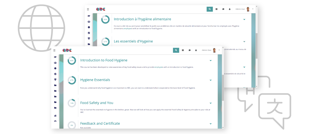 Moodle - Multi-language Localisation