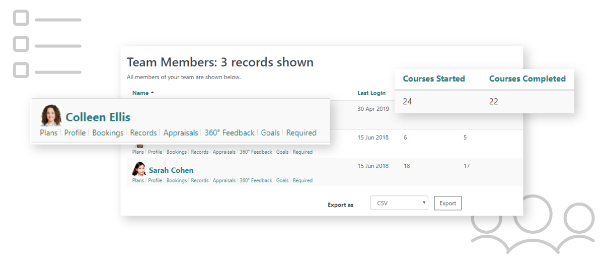Totara Learn - Team Management